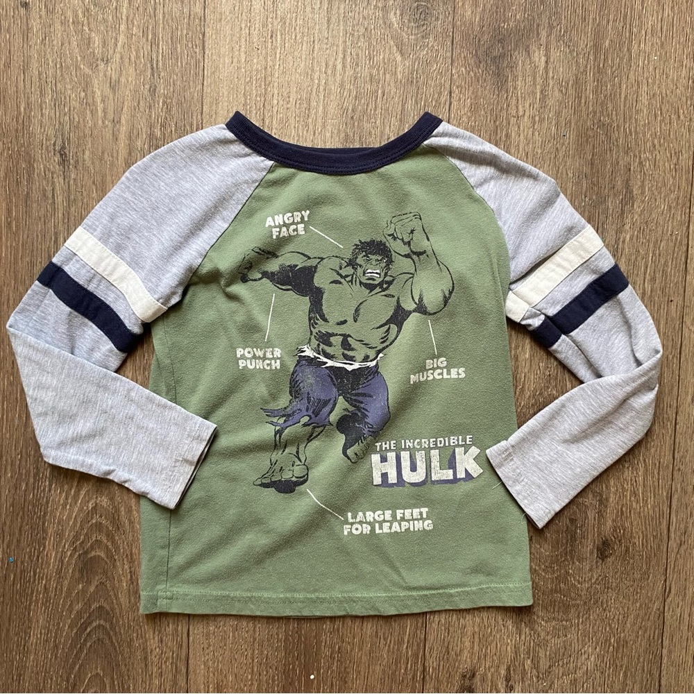 Jumping Beans Hulk Long Sleeve Shirt - Green and Gray
